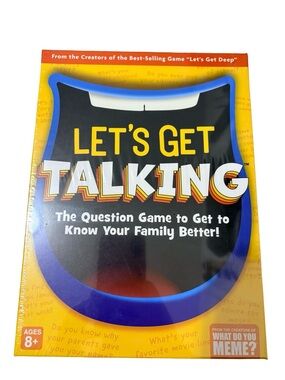 Let's Get Talking Family Conversation Card Game Sealed New